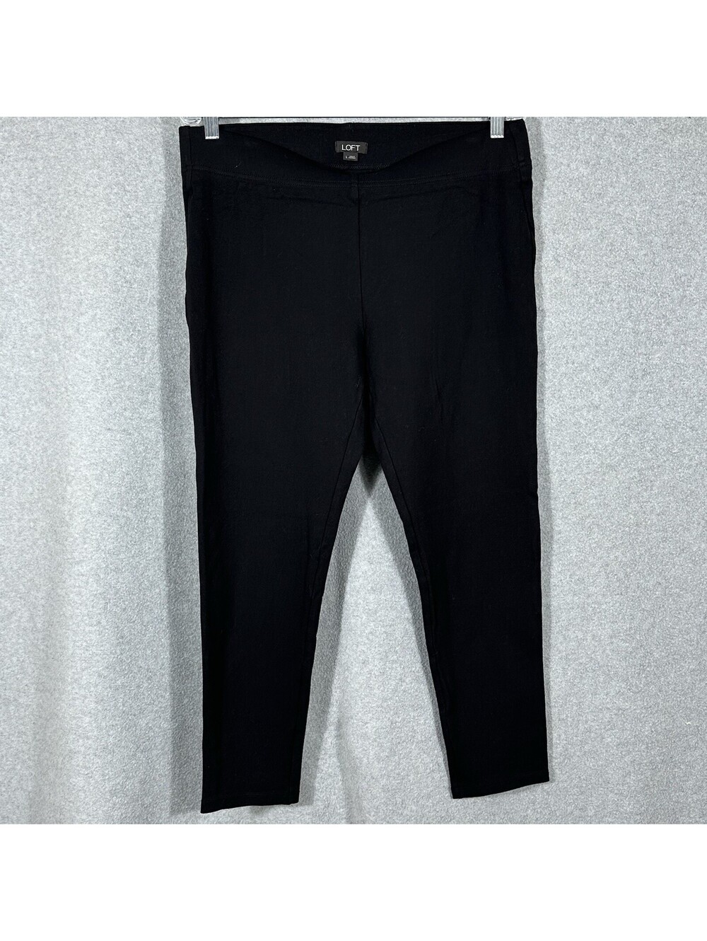 LOFT ( Ann Taylor ) Women’s Size Large Black Pull-On Smoothing Skinny Leggings